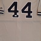 Reggie Jackson Autographed New York Yankees Majestic Cool Base Jersey JSA witnessed COA