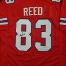 Andre Reed Autographed Buffalo Bills Red Custom Jersey (JSA Witnessed COA)