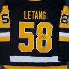 Kris Letang Autographed Pittsburgh Penguins Black Fanatics Jersey (Letang Hologram)