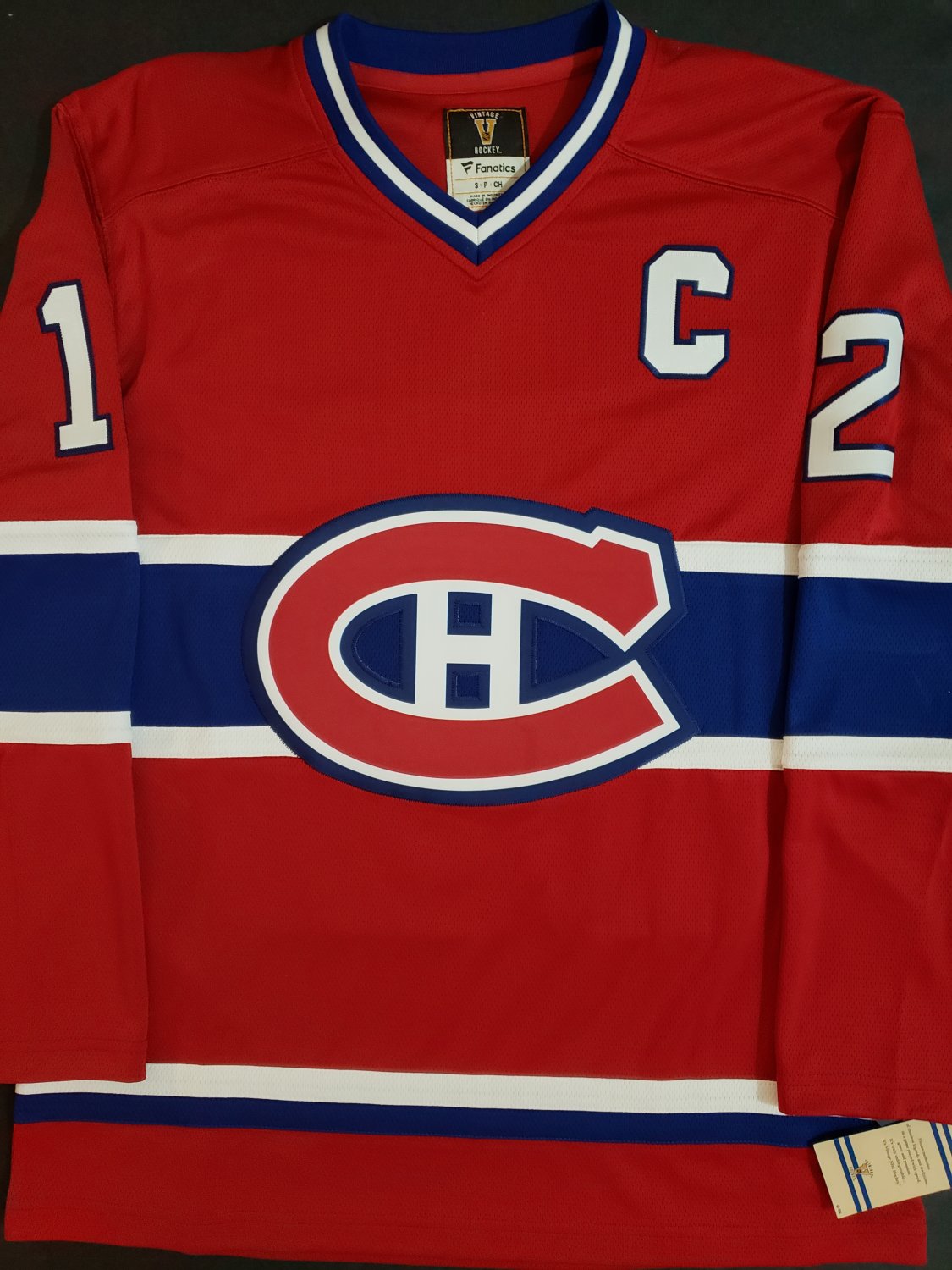 Yvan Cournoyer Autographed Montreal Canadiens Red Fanatics Jersey ...