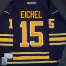Jack Eichel Autographed Buffalo Sabres Blue Reebok Premier Jersey (AJ COA)