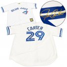 Joe Carter Autographed Toronto Blue Jays Majestic Jersey (AJ COA and Hologram)