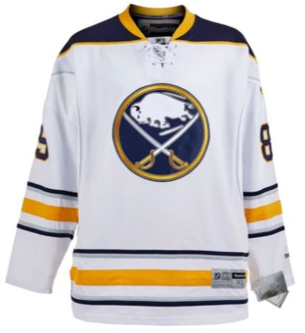 Alexander Mogilny Autographed Buffalo Sabres White Reebok Jersey (AJ ...