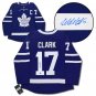 Wendel Clark Autographed Toronto Maple Leafs Blue Captain's Fanatics Jersey (AJ COA)