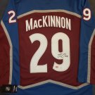 Nathan MacKinnon Autographed Colorado Avalanche Fanatics Assistant Jersey (Frameworth Hologram)
