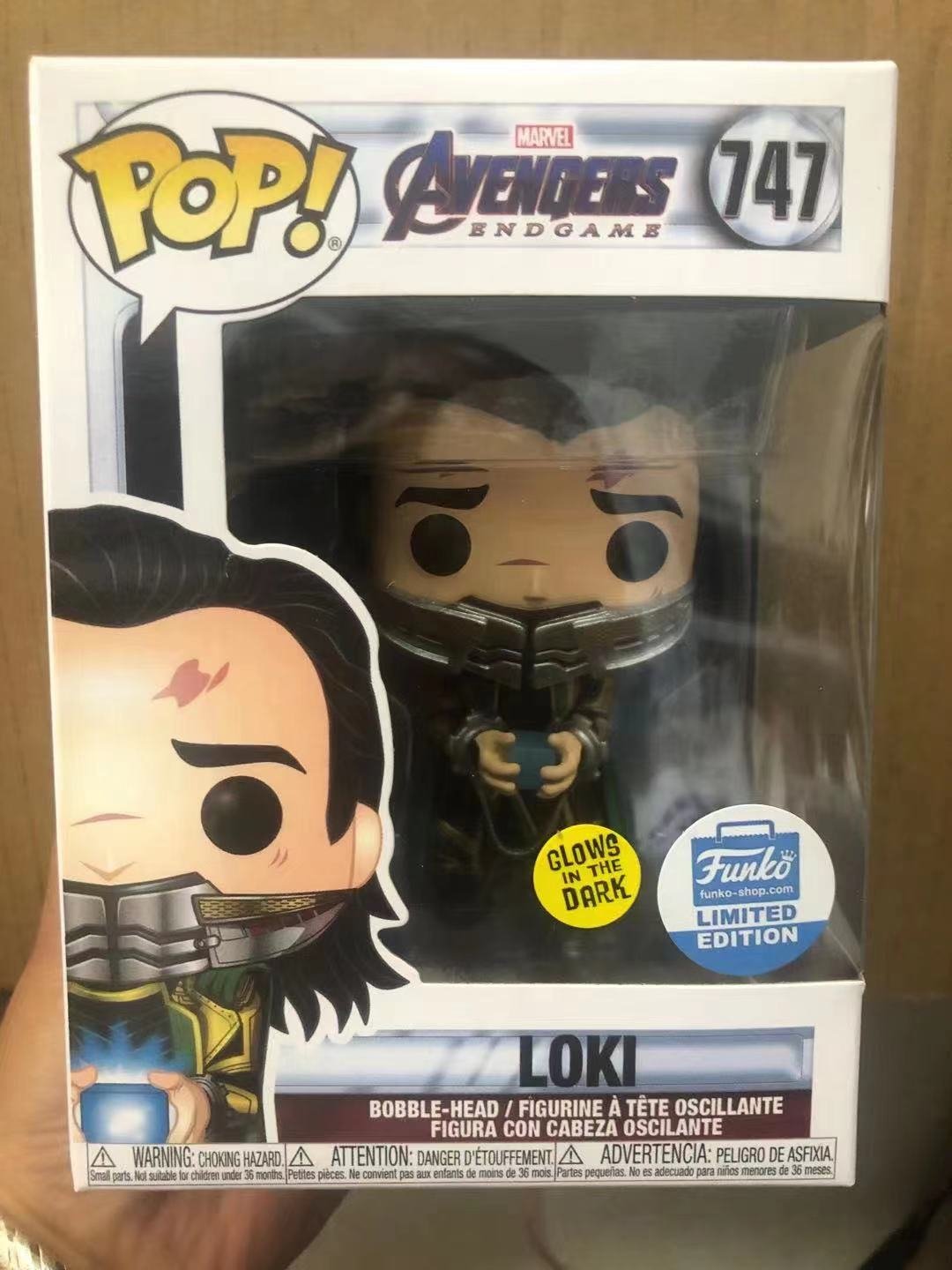 Avengers End Game Loki #747 Funko Pop New In Box!