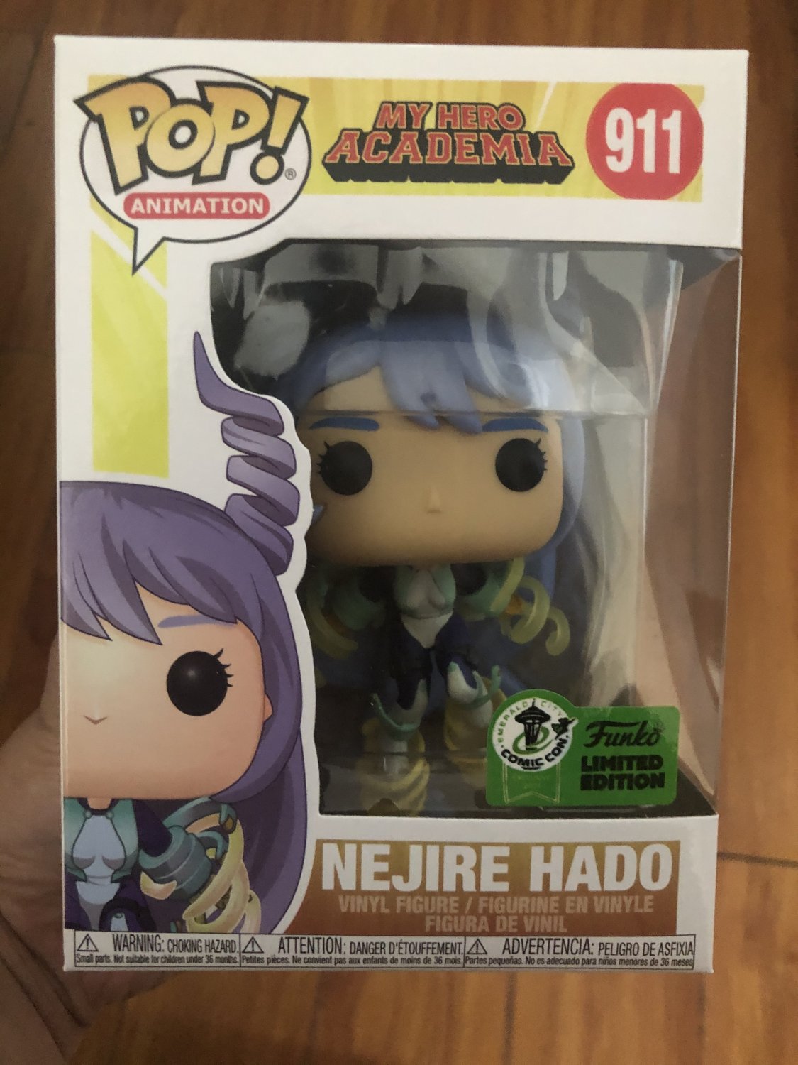 My Hero Academia Nejire Hado #911 Funko Pop New In Box! ECC 2021 Con ...