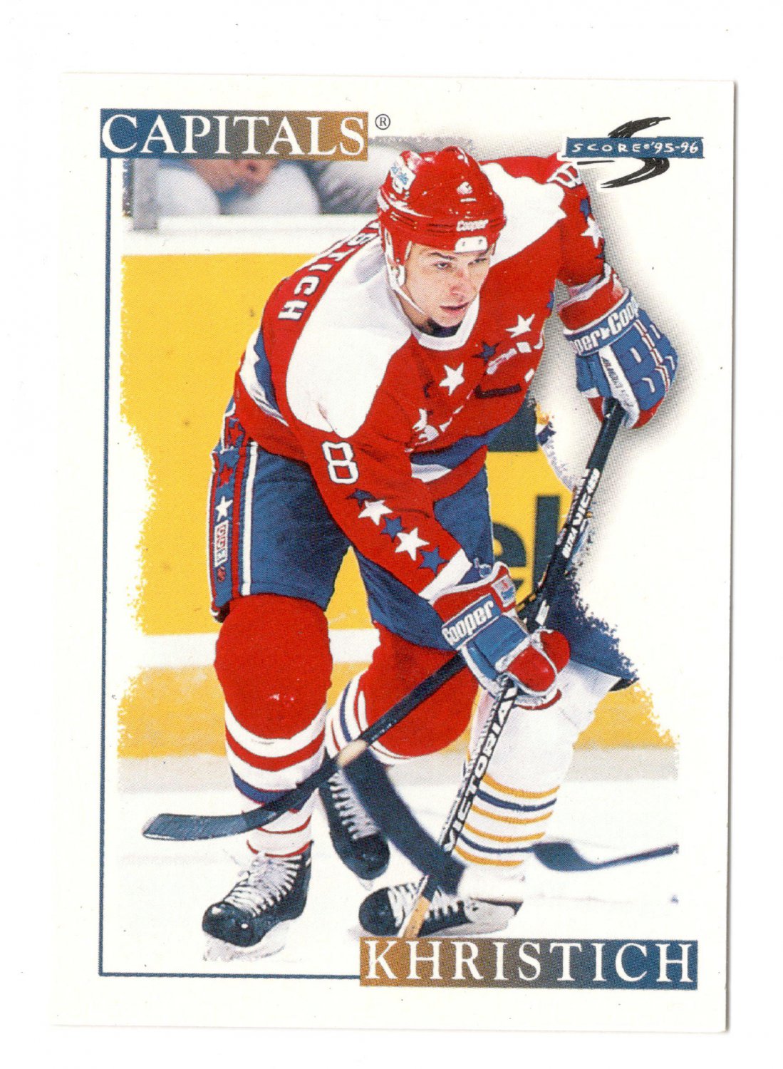 Dimitri Khristich 199596 Score 151 Capitals Hockey Card