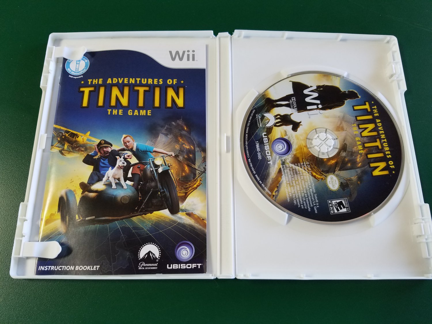 The Adventures of TinTin (The Game) Nintendo Wii Console Video Game