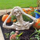 Gothic Style Silent Scream Skeleton Halloween 10.5" Statues Gothic Style Silent Scream Skeleton Halloween 10.5" Statues