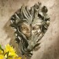 Scary Forest Witch Greenwoman Halloween 13" Wall Sculpture