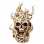 Hell s Flames Vampire Skull Halloween 12" Wall Sculpture