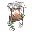 French Style Jardin a la Francaise 56.5" Pushcart Liqueur and Wine Bar