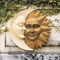 Celestial Harmony: Sun and Moon 15.5"  Wall Sculpture By artist Evelyn Myers Hartley