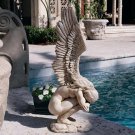 Angel of Redemption And Remembrance  30.5"  Large Garden Sculpture By Jaimy