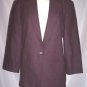J Crew Dark Brown Wool Blend Lined Jacket Blazer Size 4