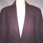 J Crew Dark Brown Wool Blend Lined Jacket Blazer Size 4