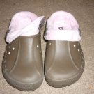 Brown Beige Crocs Unused Condition Size 1