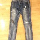 Number N(INE) 9 Takahiro Miyashita Blue Darted Denim Jeans Sz L