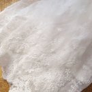Scalloped Embroidered Floral Tulle Lace Fabric A02