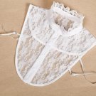 White Floral Lace Collar, Stand Up Fake Collar, Shirt Collar, Detachable False Collar