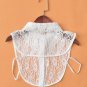 White Floral Lace Collar For Shirts ,False Collar For Women, Girls, Ladies F38
