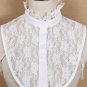 White Floral Lace Collar For Shirts ,False Collar For Women, Girls, Ladies F38
