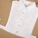 White  detachable shirt collar,  False Collar Half Shirt Fake Collar,Detachable Fake Collars F5