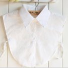 White Pointe Fake Cotton Collar Half Shirt Collar F48