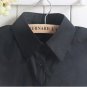 Black Pointe Fake Cotton Collar Half Shirt Collar F48