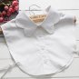 Scallop Cotton False Collar Shirt Mock Shirt Bib F39