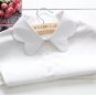 Scallop Cotton False Collar Shirt Mock Shirt Bib F39