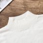 White Knit Dickey Turtleneck False Collar Dickie f51