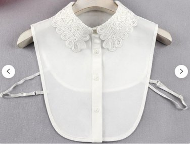 Women's Fake Lace Collar Detachable Half Shirt Collar f47