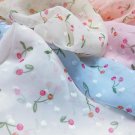 Fashion Chiffon Fabric With Cherries For Dress, Clothing, DIY Craft By the Yard F16
