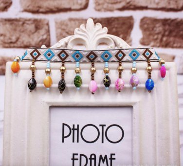 3 Yards Hanging Rhinestone Bead Tassel Lace, Hanging Lace Trim Ribbon For Window Curtains