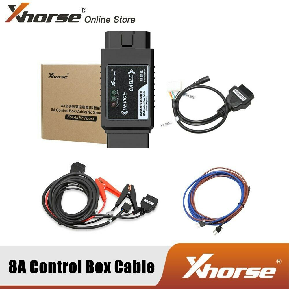 Xhorse VVDI 8A Control Box Cable NonSmart Key All Keys Lost Adapter