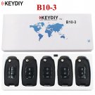 5x KEYDIY KD Universal Remote Control Key B-Series 3 Buttons B10-3