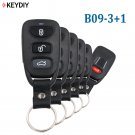 5x KEYDIY KD Universal Remote Control Key B-Series 4 Buttons B09-3+1