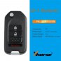 5X Xhorse XKHO02EN Wire Universal Flip Remote Key For Hond-a Style 2+1 Button