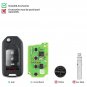 Xhorse XKHO01EN Universal Remote Key Fob 3+1 Button for H-onda Type