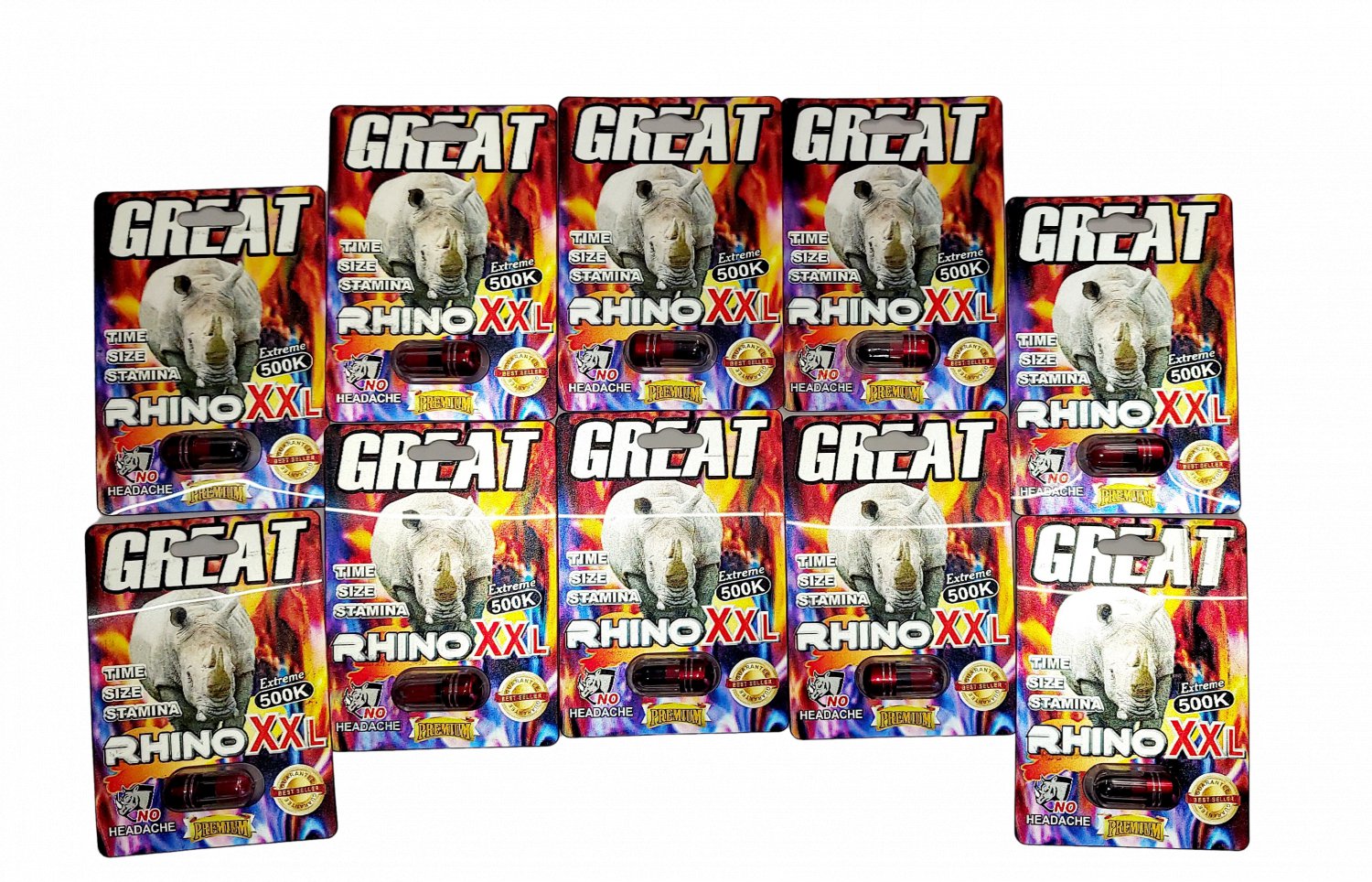 Great Rhino Xxl Extreme 500k 20 Packs