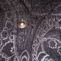 Dana Buchman Silver Gray Grey Paisley Blazer Jacket 8