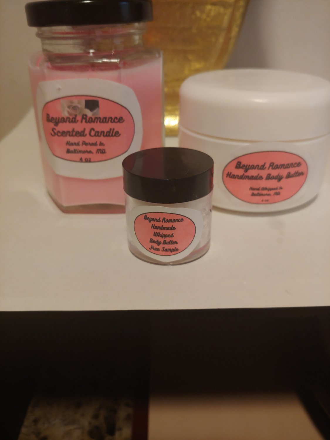 Beyond Romance Scented Candles & Body Butter Set