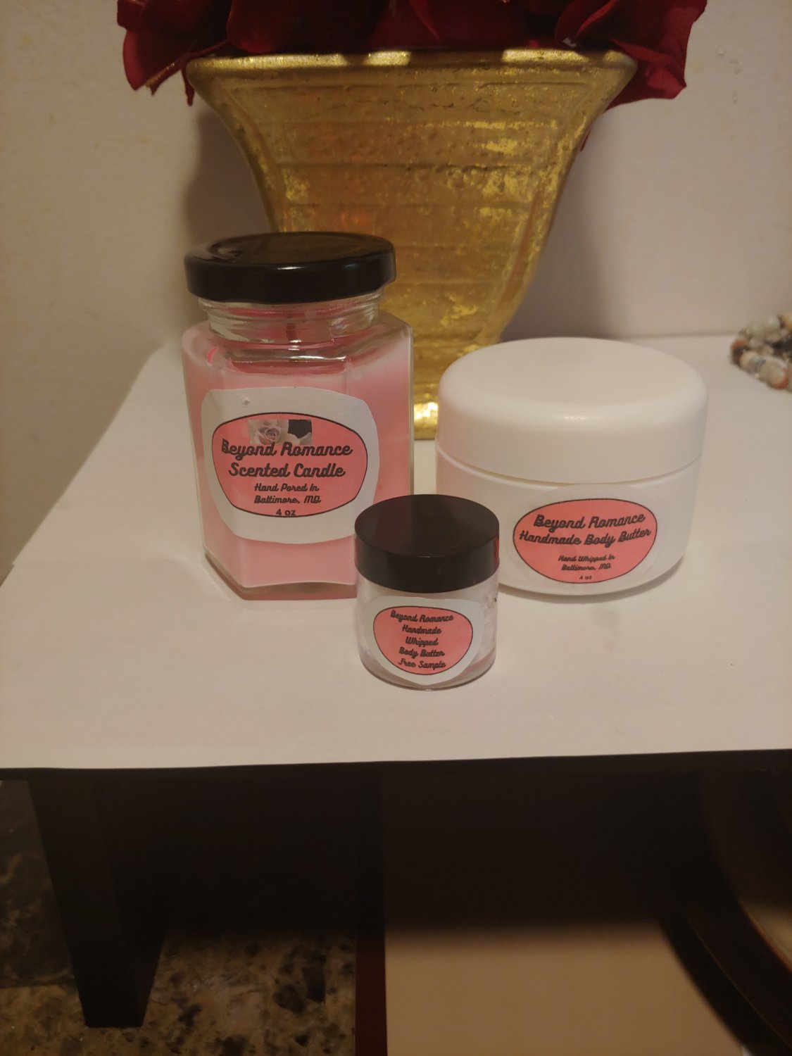 Beyond Romance Scented Candles & Body Butter Set