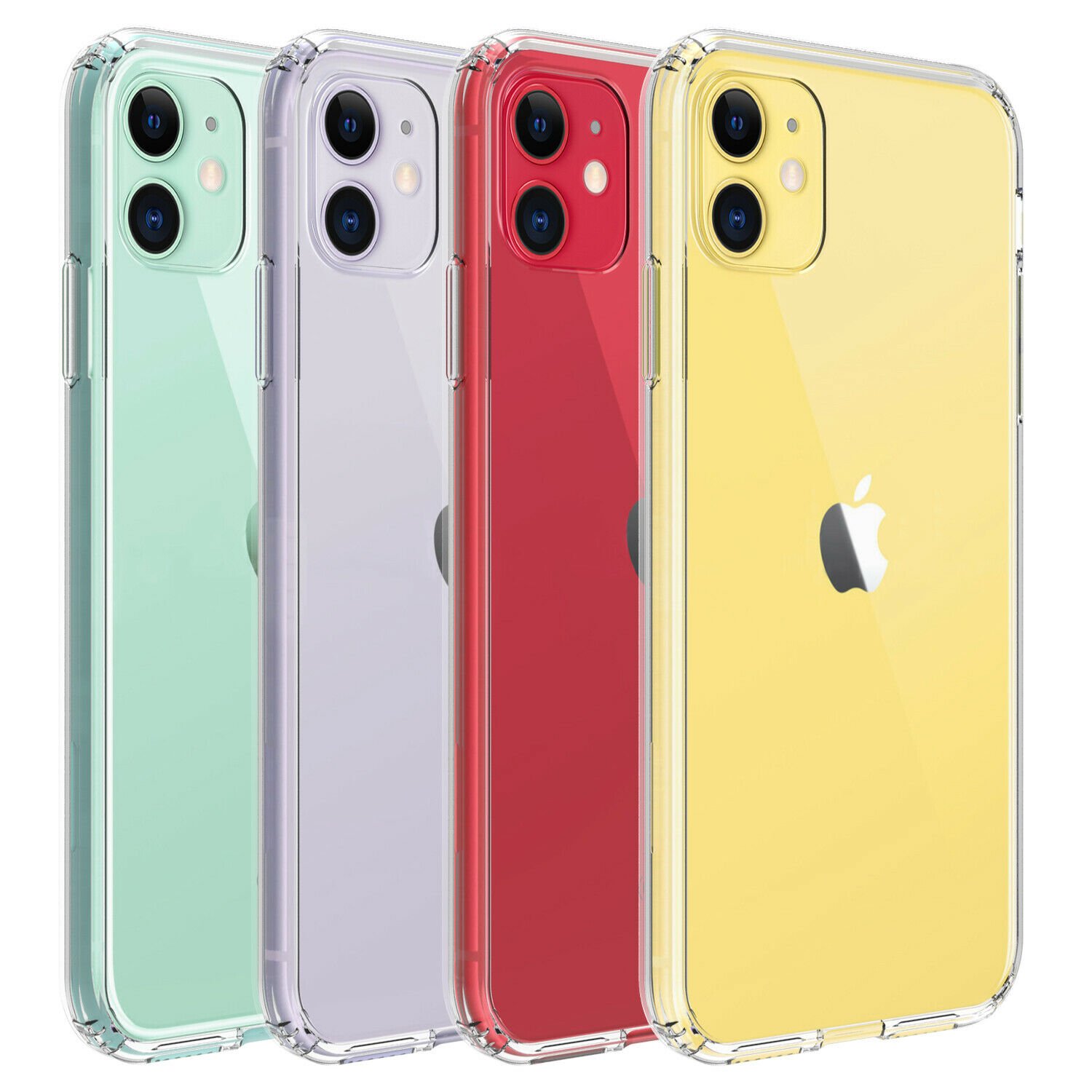 For Apple Iphone 11 Pro Max Case Clear Slim Thin Crystal Hybrid Hard