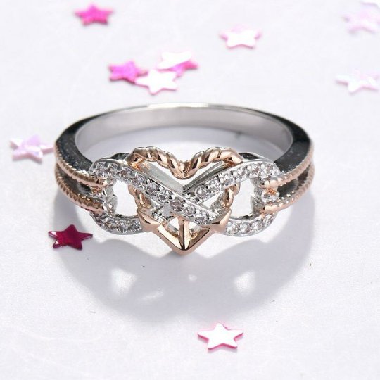 RING HEART ZIRCONIA PROTECTION REMOVE BLACK MAGIC SPELL EVIL SPIRIT PARANORMAL
