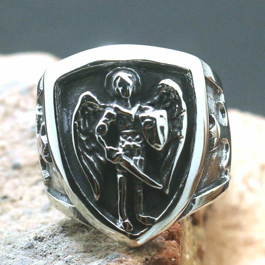 RING Angel Saint Michael TOTAL PROTECTION DEMON BLACK MAGIC VIRUS SPELL DJINN