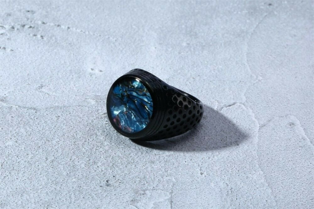 HAUNTED RING ABALONE MALE FEMALE MARID DJINN JINN GENIE SPIRIT METAPHISYCAL SPELL CAST