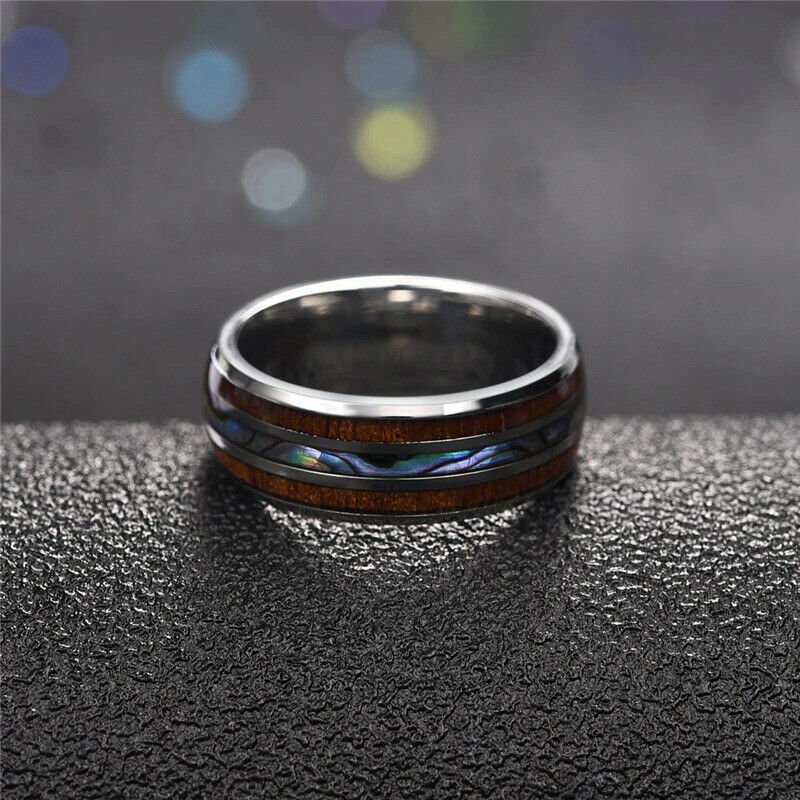 RING TITANIUM WOOD PROTECTION REMOVE BLACK MAGIC EVIL EYE SPELL CAST DJINN JINN